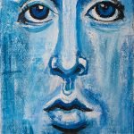 painting: Paul / Beatles in Blue